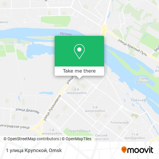 1 улица Крупской map