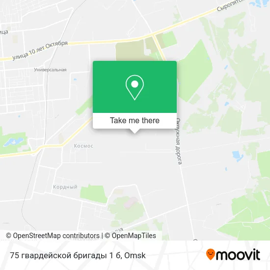 75 гвардейской бригады 1 б map