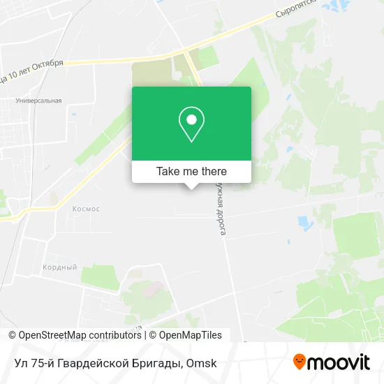 Ул 75-й Гвардейской Бригады map