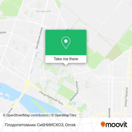 Плодопитомник СибНИИСХОЗ map