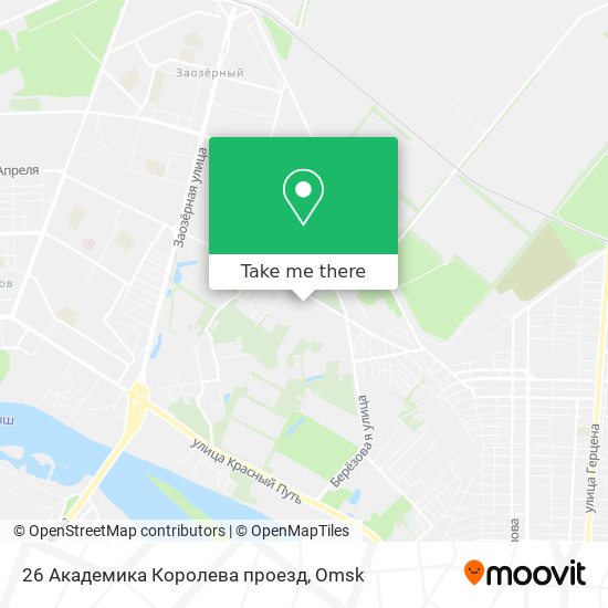 26 Академика Королева проезд map