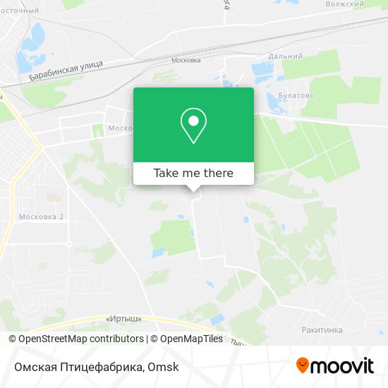Омская Птицефабрика map
