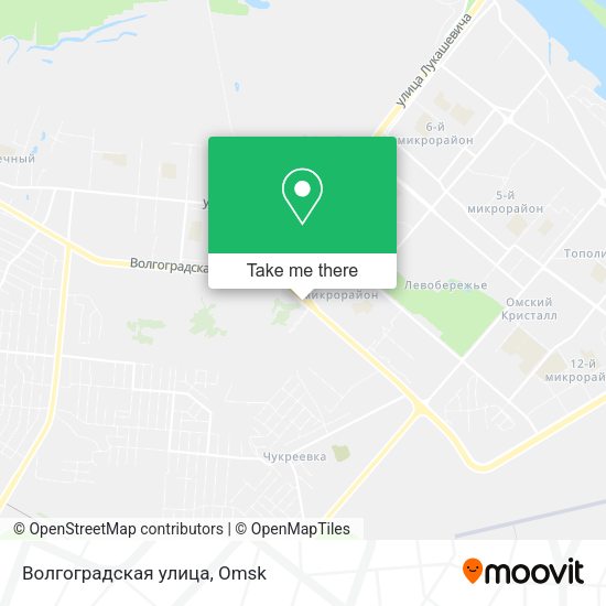 Волгоградская улица map