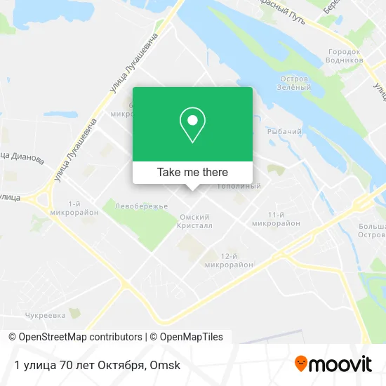 1 улица 70 лет Октября map