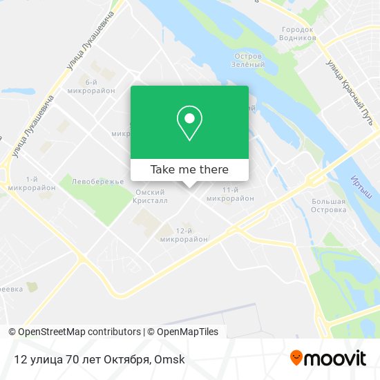 12 улица 70 лет Октября map
