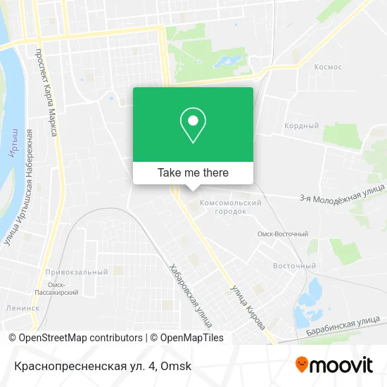 Краснопресненская ул. 4 map