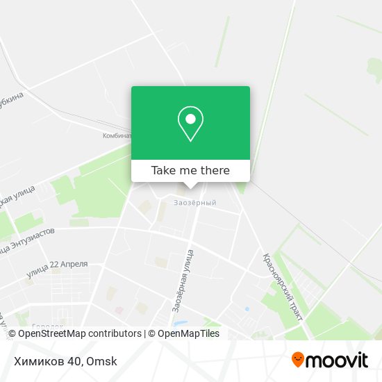 Химиков 40 map