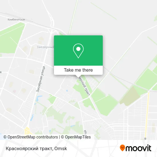 Красноярский тракт map