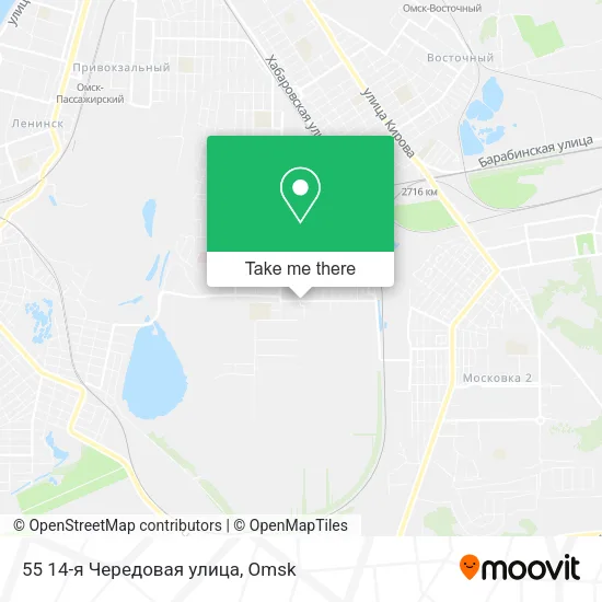 55 14-я Чередовая улица map