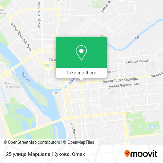 25 улица Маршала Жукова map