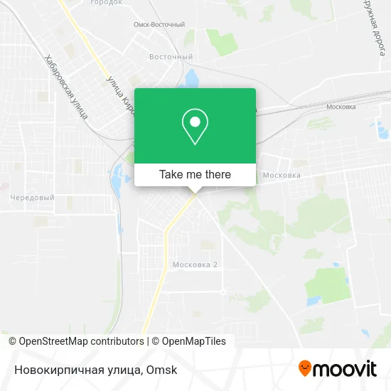 Новокирпичная улица map