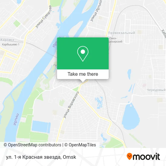 ул. 1-я Красная звезда map