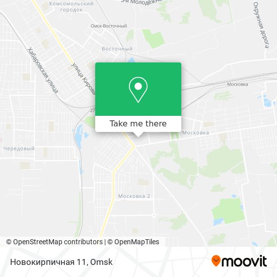 Новокирпичная 11 map