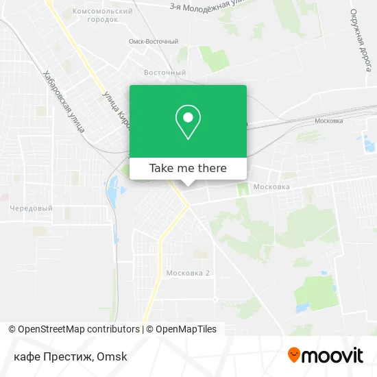 кафе Престиж map