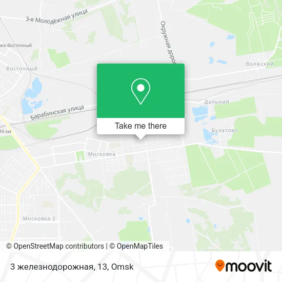 3 железнодорожная, 13 map