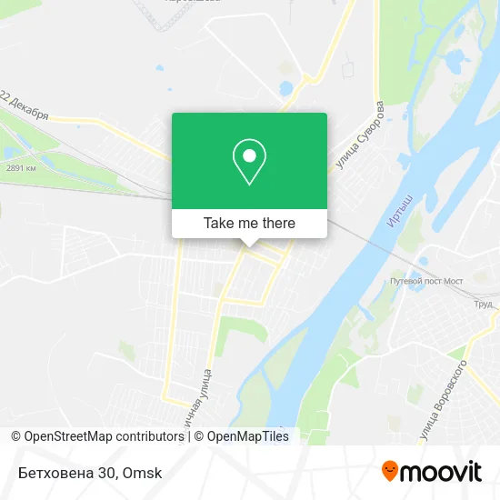 Бетховена 30 map