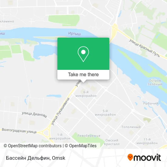 Бассейн Дельфин map