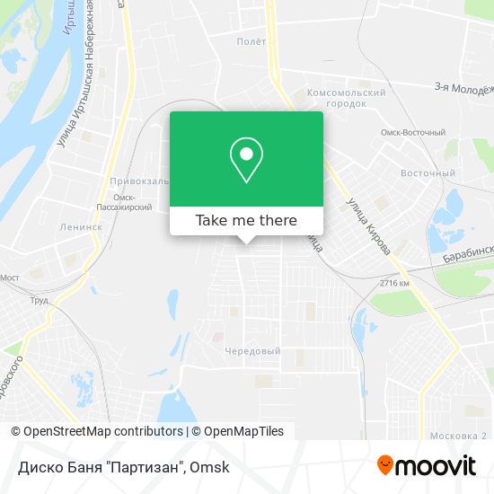Диско Баня "Партизан" map