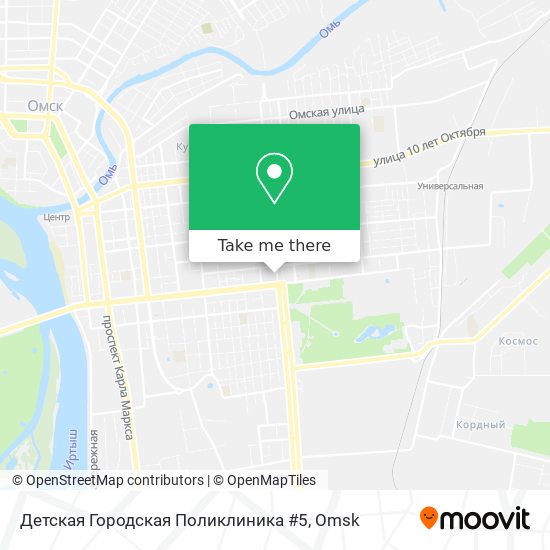 Детская Городская Поликлиника #5 map