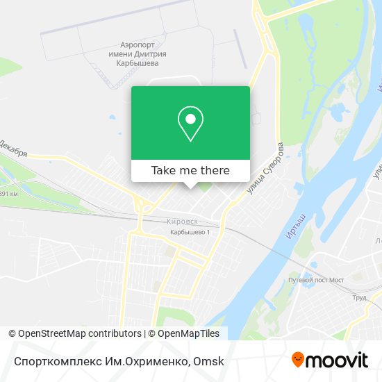 Спорткомплекс Им.Охрименко map