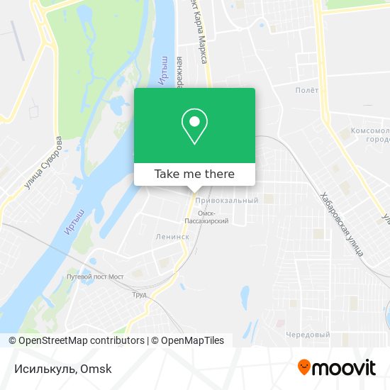 Исилькуль map