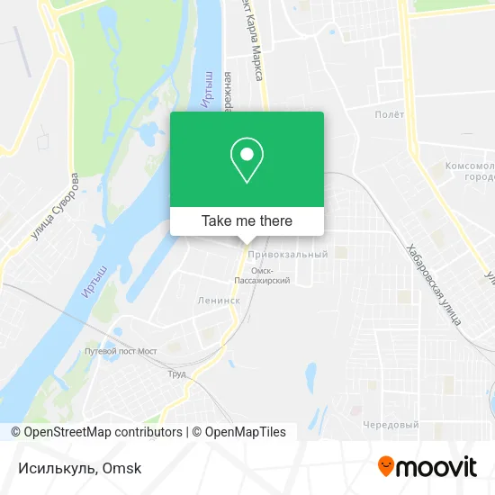 Исилькуль map