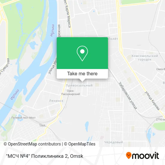 "МСЧ №4" Поликлиника 2 map