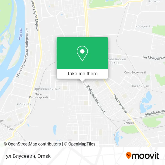 ул.Блусевич map