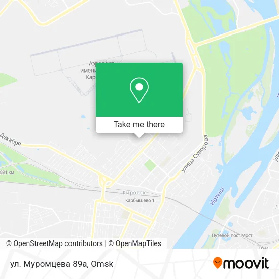 ул. Муромцева 89а map