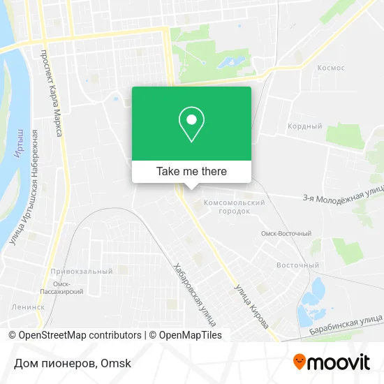 Дом пионеров map
