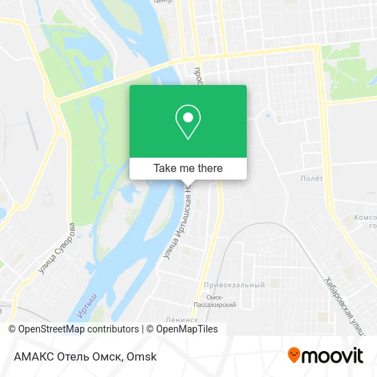 АМАКС Отель Омск map