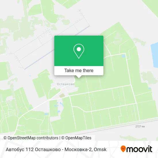 Автобус 112 Осташково - Московка-2 map