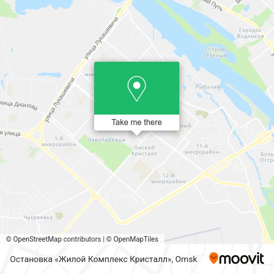 Остановка «Жилой Комплекс Кристалл» map