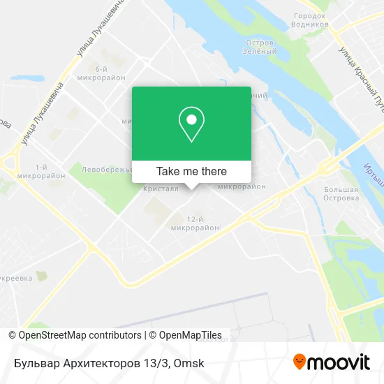 Бульвар Архитекторов 13/3 map