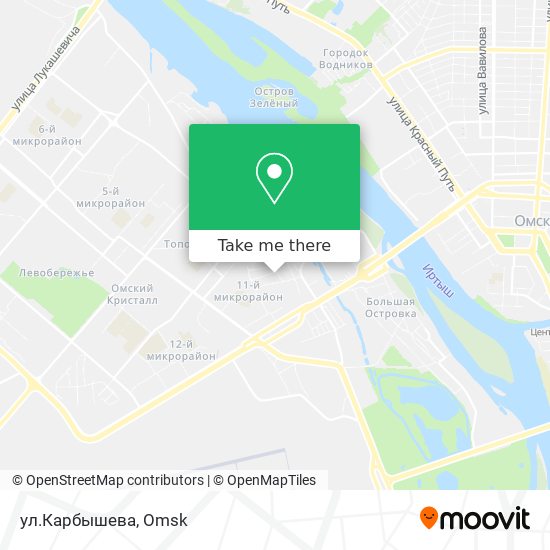 ул.Карбышева map