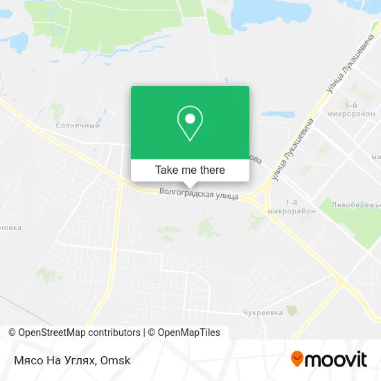 Мясо На Углях map