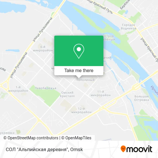 СОЛ "Альпийская деревня" map