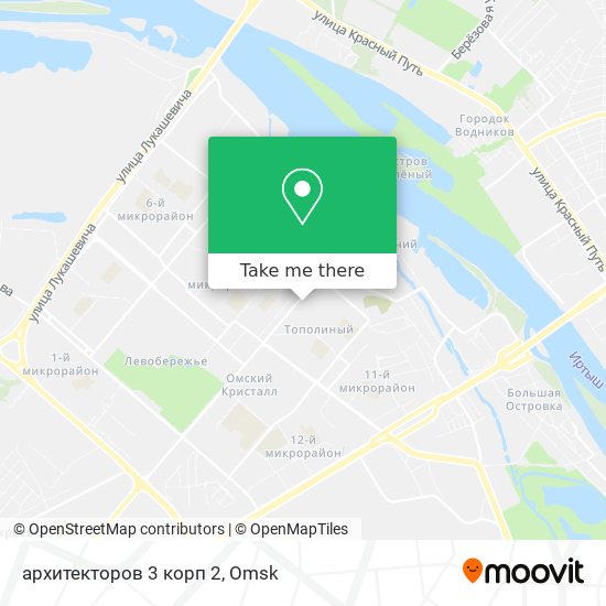 архитекторов 3 корп 2 map