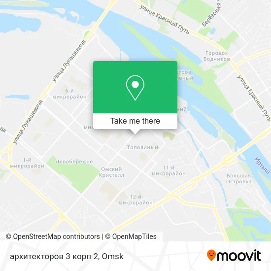архитекторов 3 корп 2 map