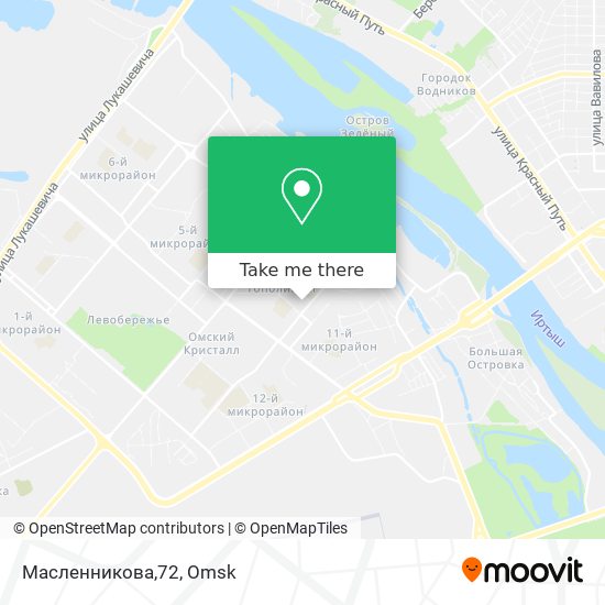 Масленникова,72 map