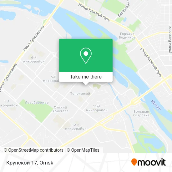 Крупской 17 map