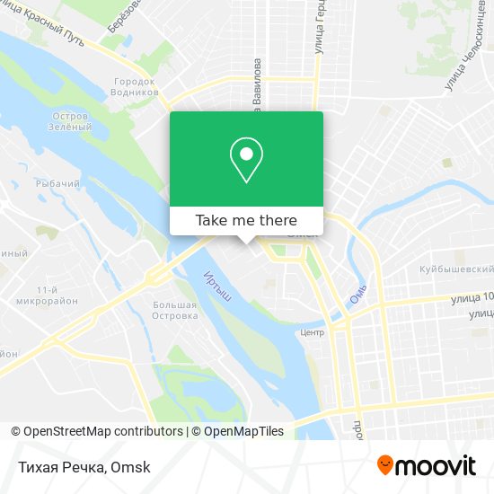 Тихая Речка map
