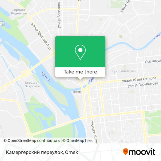 Камергерский переулок map