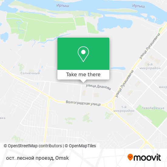 ост. лесной проезд map