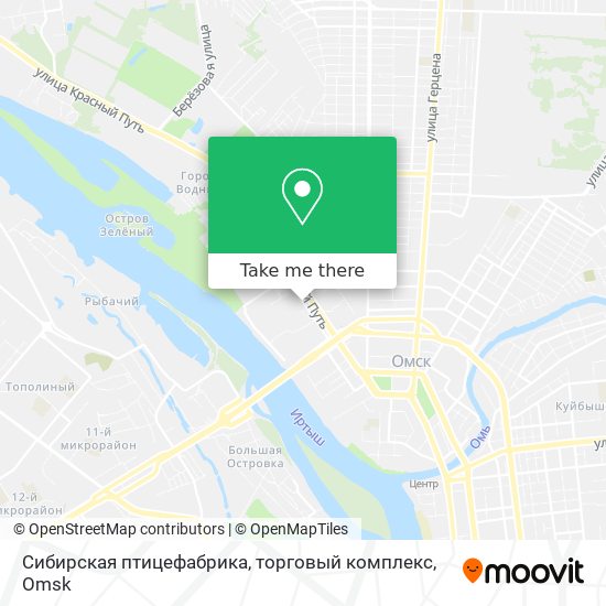 Сибирская птицефабрика, торговый комплекс map