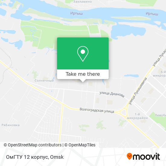 ОмГТУ 12 корпус map