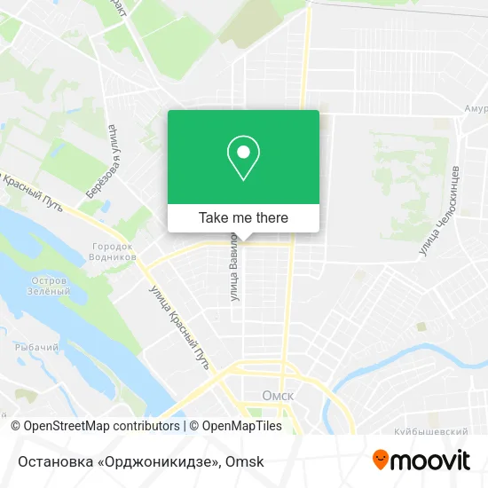 Остановка «Орджоникидзе» map