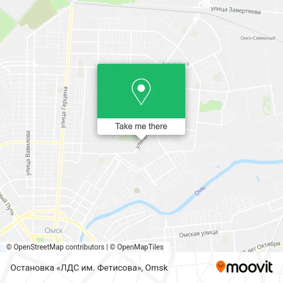 Остановка «ЛДС им. Фетисова» map