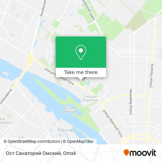 Ост Санаторий Омский map