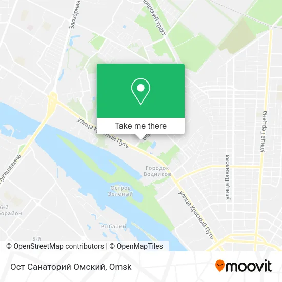 Ост Санаторий Омский map